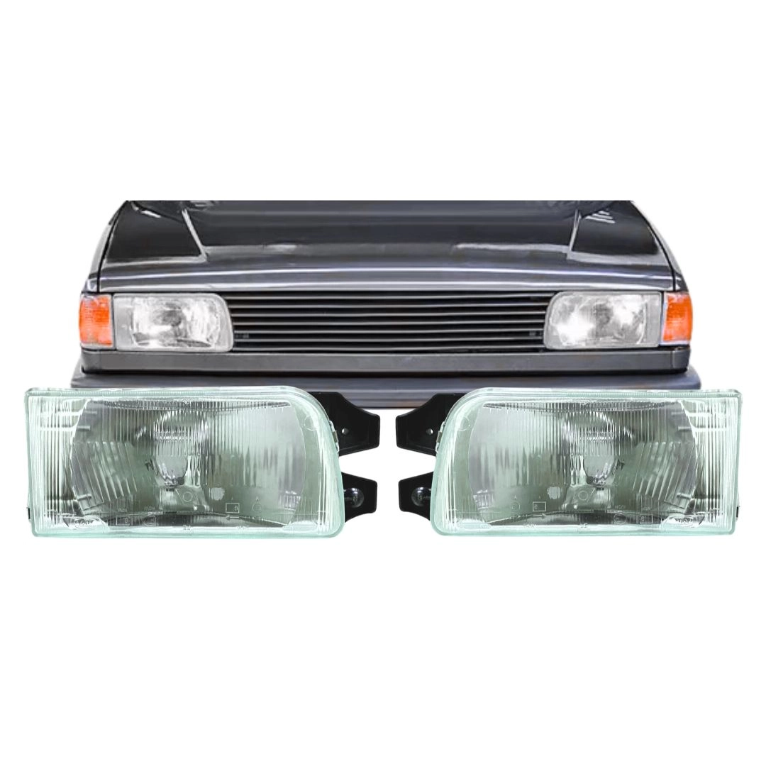 Par de Farol Para VW Saveiro Parati Gol Quadrado