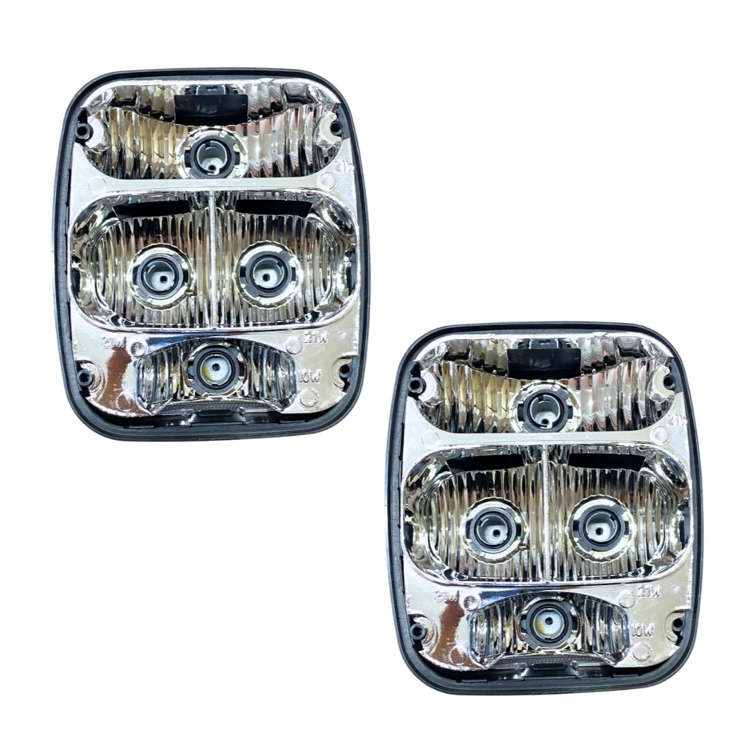 Par Lanterna Traseira Caminhão VW Troller Marmita Moderna Par Lanterna Traseira Caminhão VW Troller Marmita Moderna