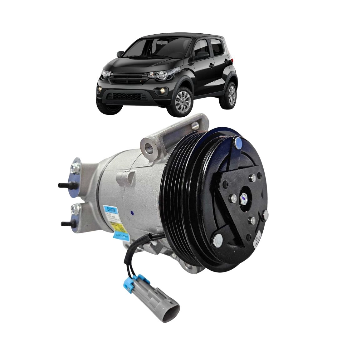 Compressor Ar Condicionado Para Mobi 1.0 2017 a 2025 5PK