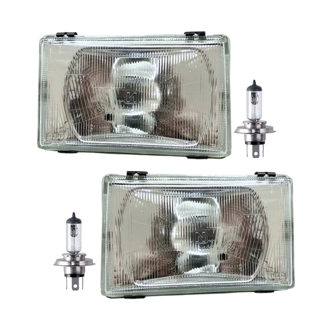 Par Farol Para Gol Parati Quadrado 87 a 90 Vidro Menor Curto