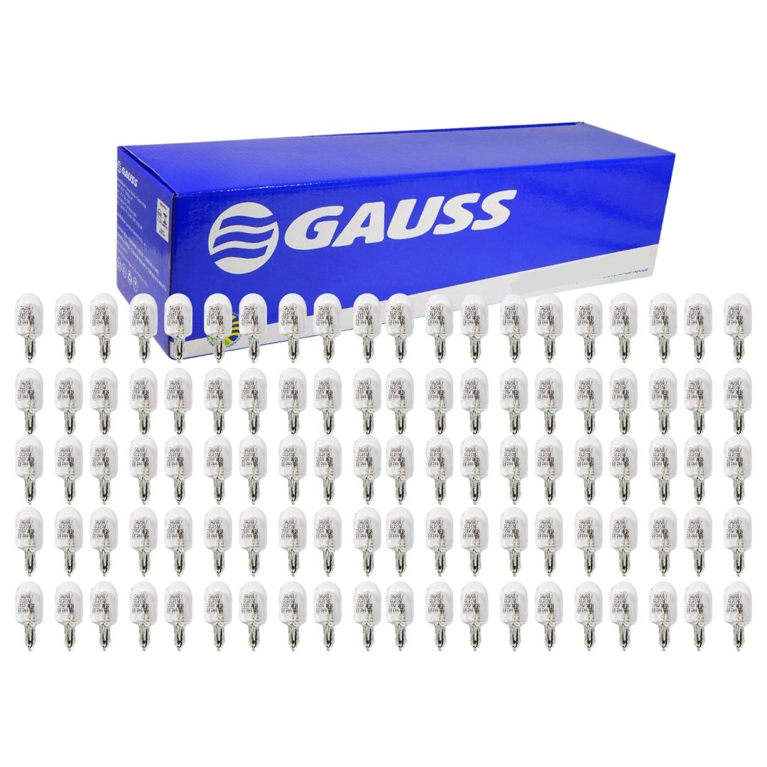 Kit 100 Lâmpadas 12v Pingo D’Água Grande 5w Miniatura Pingão