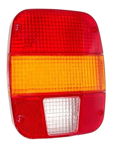 Par Lente Lanterna Traseira Caminhão Ford VW Troller Marmita