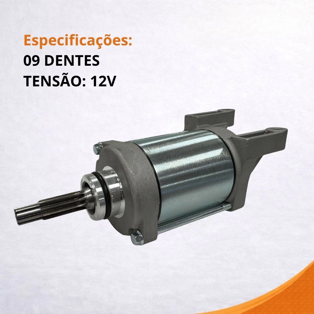 Motor de Partida Arranque 9 Dentes 12v Para CB 300R 09 a 15 XRE 300 10 a 18 Magnetron 90205860 Motor de Partida Arranque 9 Dentes 12v Para CB 300R 09 a 15 XRE 300 10 a 18 Magnetron 90205860