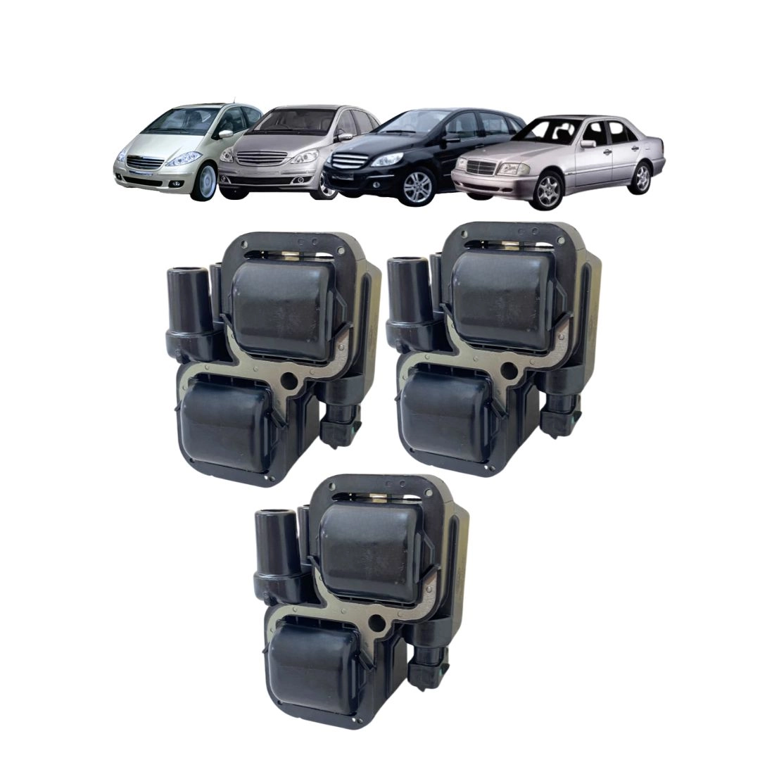 Kit 3 Bobina Ignição Para Mercedes C280 C320 E240 E280 E320 Kit 3 Bobina Ignição Para Mercedes C280 C320 E240 E280 E320