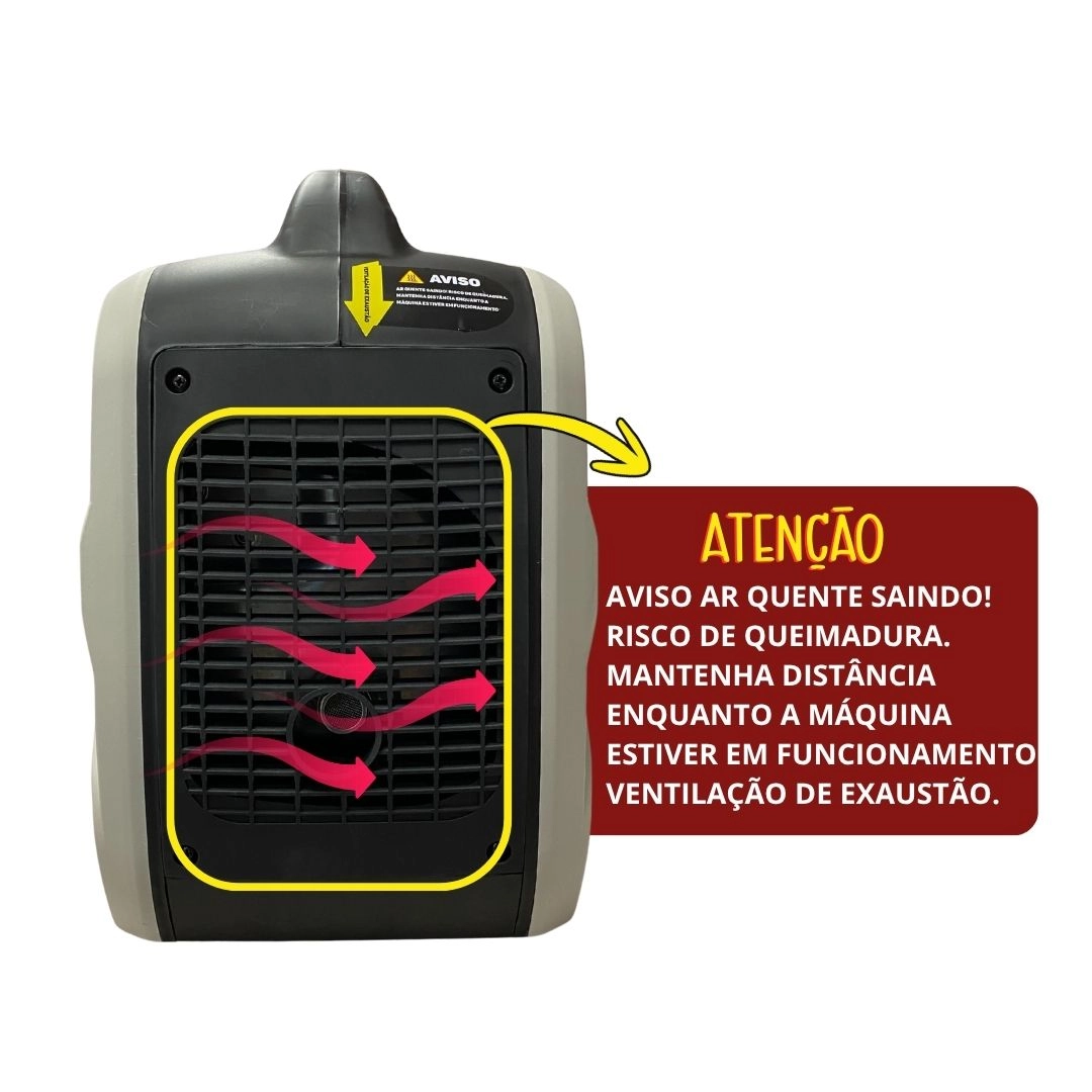 Gerador De Energia 24v Automotivo Inteligente Para Caminhão Motorhome 2000W 7 Litros