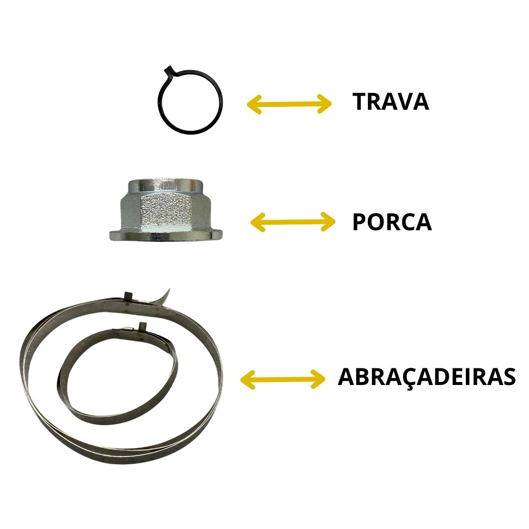 Par Junta Homocinética Para Celta 2000 a 2006 22x28 Dentes