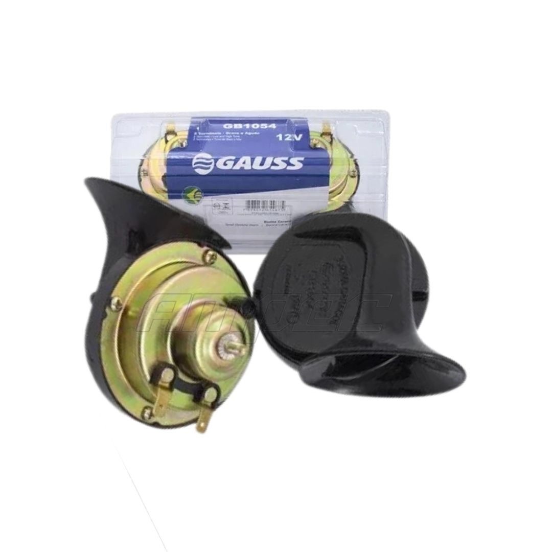 Buzina Caracol Par Universal 12v Gauss