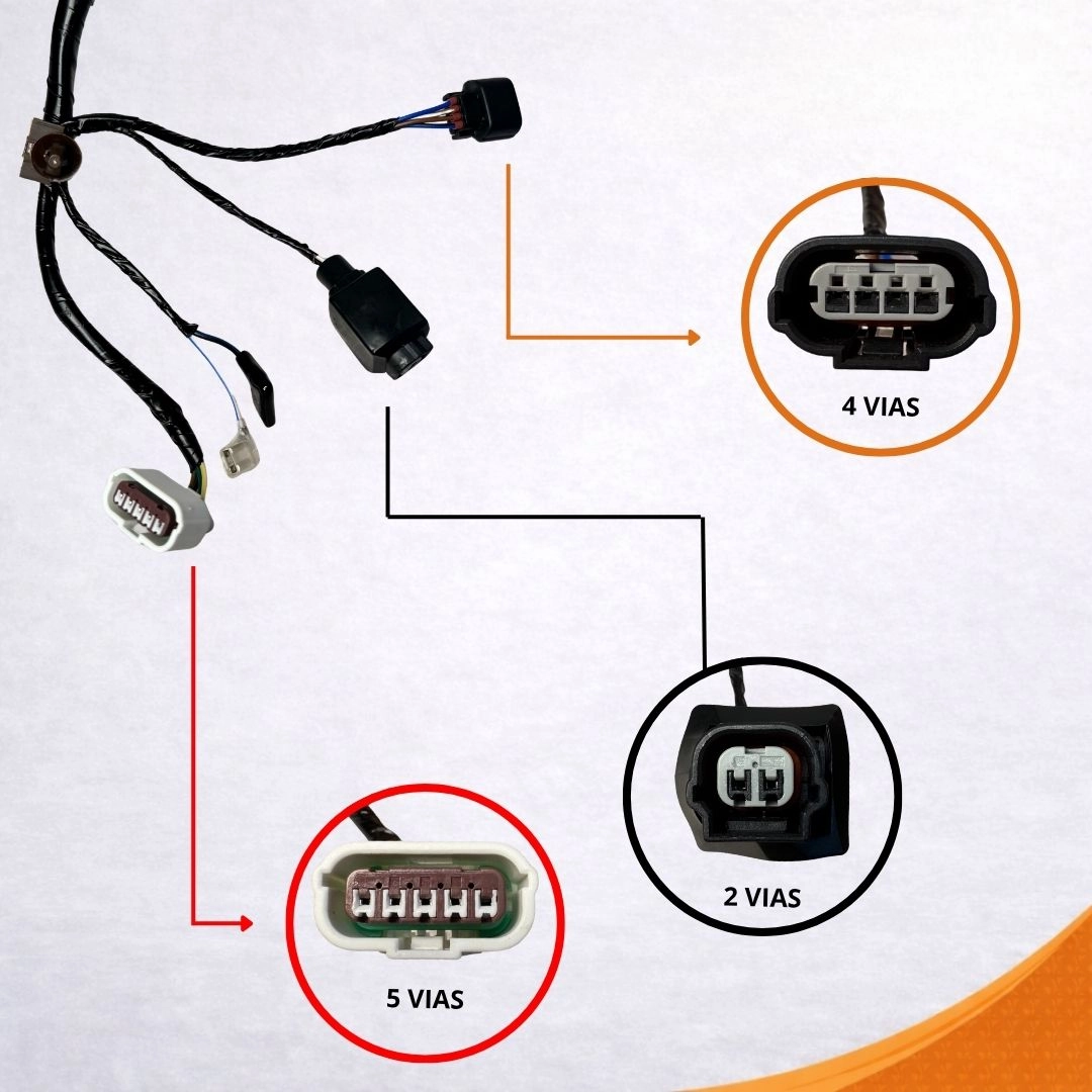 Chicote Fiação Principal Para Honda Cg 150 Fan Cg 150 Titan Cg 150 Start 2015 Magnetron 90286090 Chicote Fiação Principal Para Honda Cg 150 Fan Cg 150 Titan Cg 150 Start 2015 Magnetron 90286090