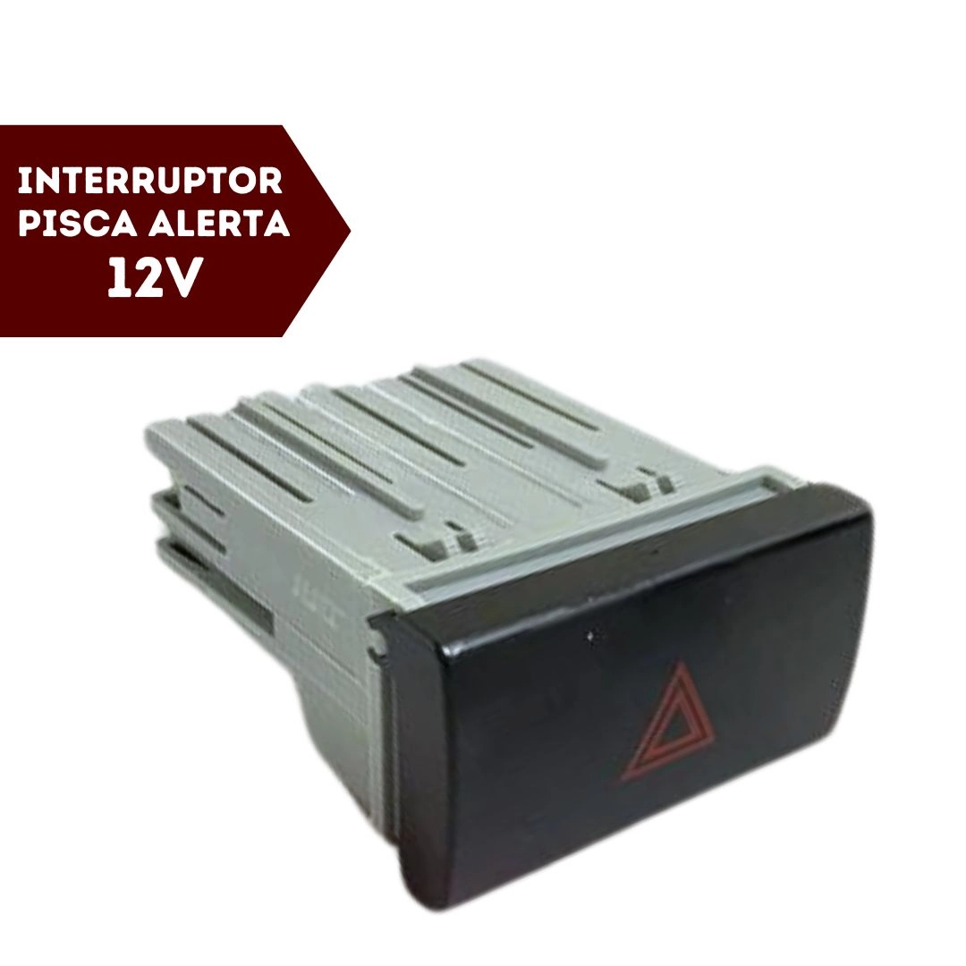 Botão Interruptor Pisca Alerta Para Ford Cargo 12V Botão Interruptor Pisca Alerta Para Ford Cargo 12V