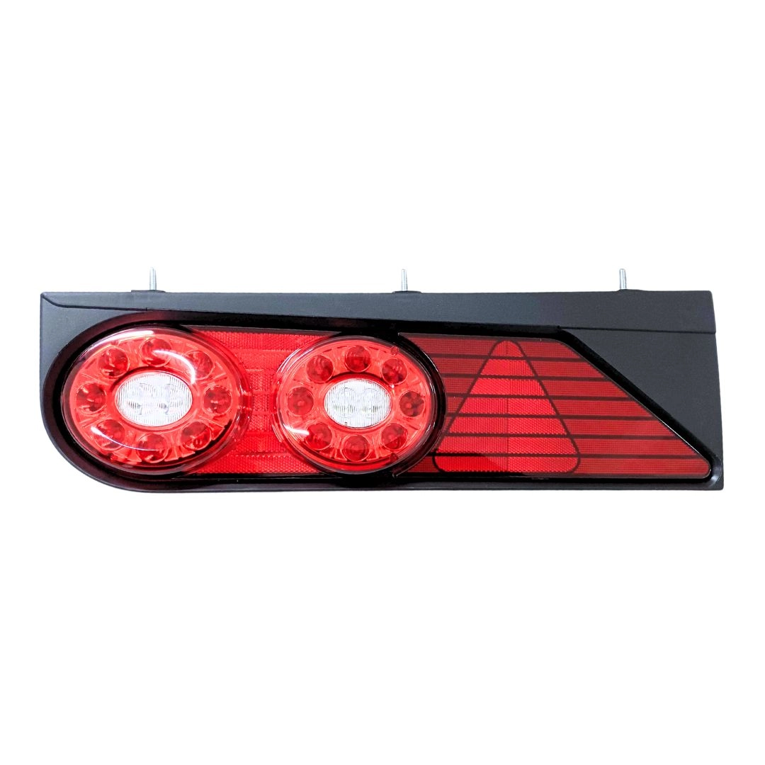 Lanterna Traseira LED Bivolt Universal Para Caminhão Carreta Randon Implemento Após 13 Lado Esquerdo