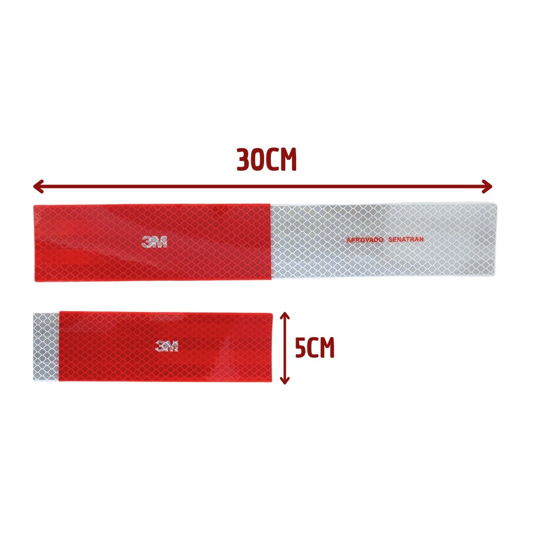 Kit 15 Faixas Refletivas Lateral e Parachoque 3M Original Kit 15 Faixas Refletivas Lateral e Parachoque 3M Original