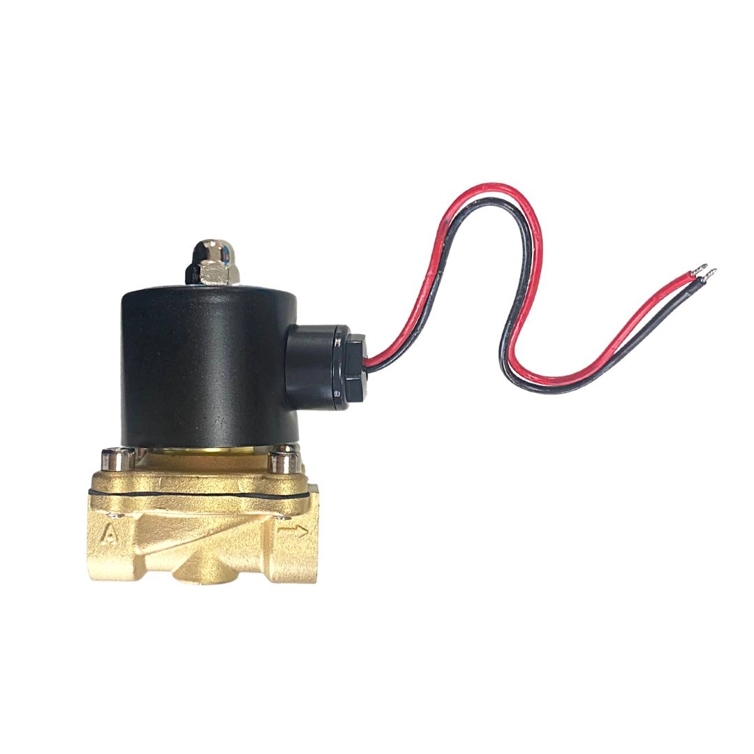 Válvula Solenoide Elétrica de Latão 1/2 Polegada Para Buzina Marítima e Suspensão a Ar Pressão Com Chicote Universal 12V