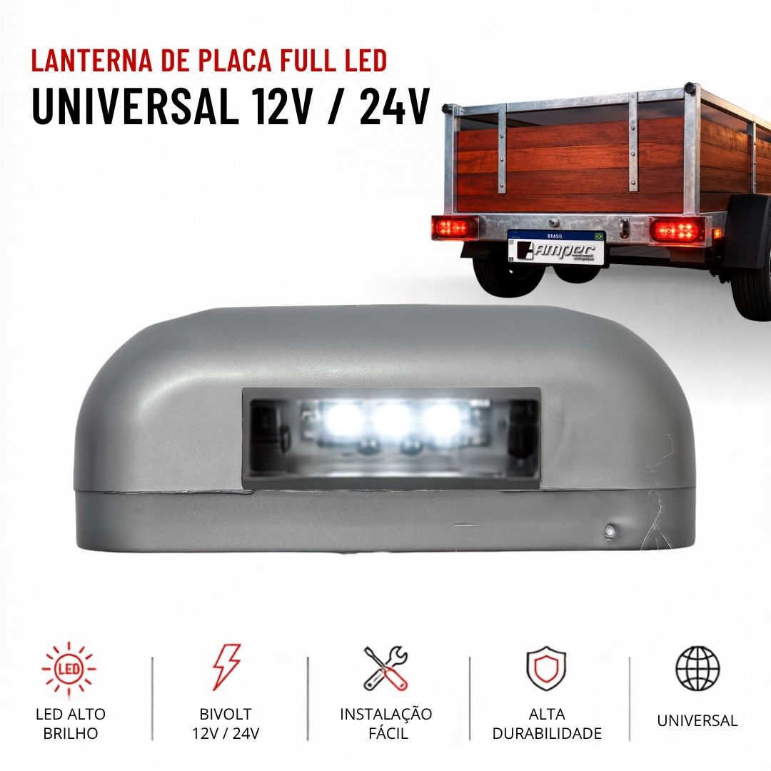 Kit 4 Lanterna Traseira 18 Led Com Luz De Placa Para Carretinha Reboque Trailer Lanterna Traseira Reboque Kit 4 Lanterna Traseira 18 Led Com Luz De Placa Para Carretinha Reboque Trailer Lanterna Traseira Reboque