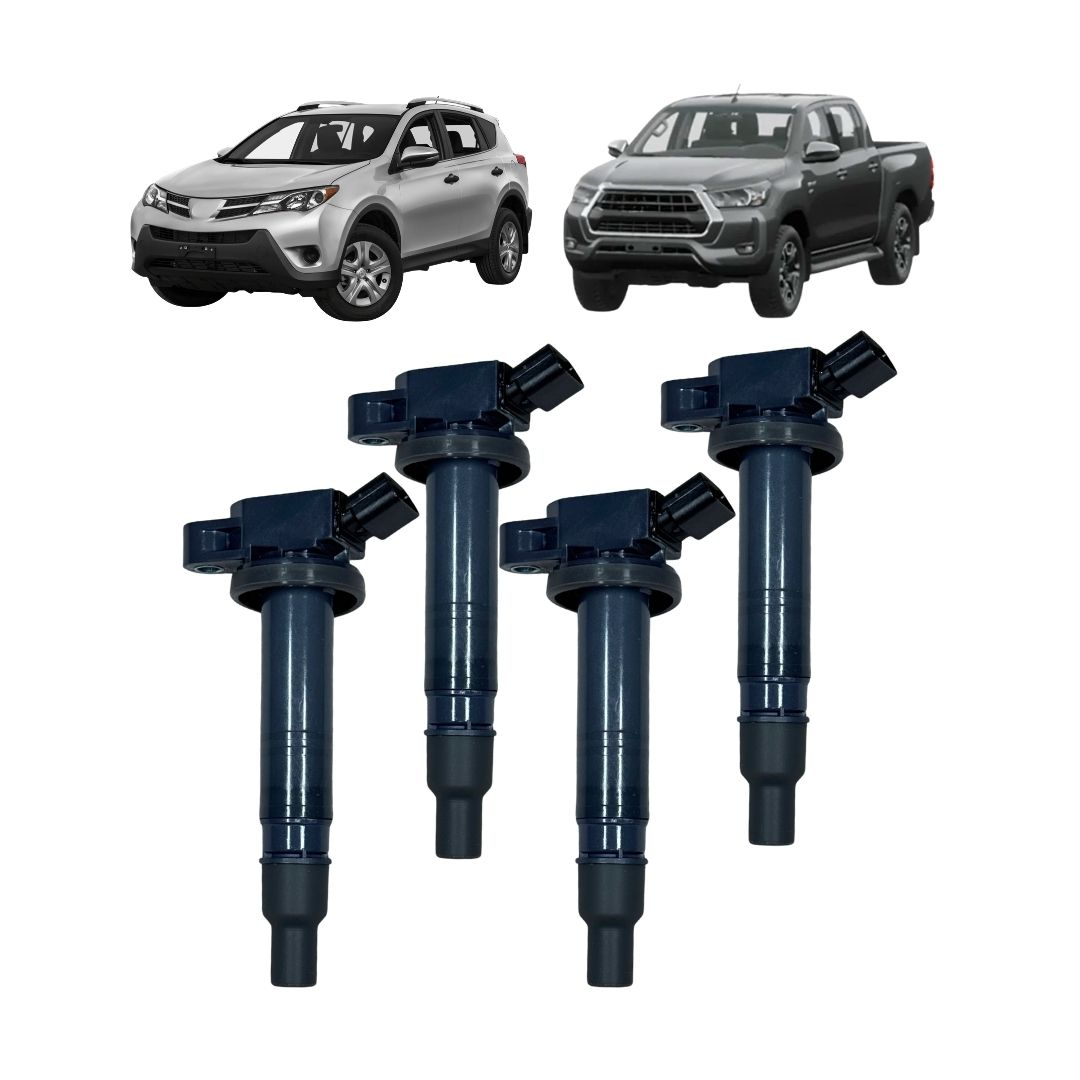 Kit 4 Bobinas de Ignição Tipo Caneta 4 Pinos Toyota Hilux 2.7 16V Flex Gasolina 2008 a 2023 RAV4 2.0 2.4 Gauss GAGC4248 Kit 4 Bobinas de Ignição Tipo Caneta 4 Pinos Toyota Hilux 2.7 16V Flex Gasolina 2008 a 2023 RAV4 2.0 2.4 Gauss GAGC4248