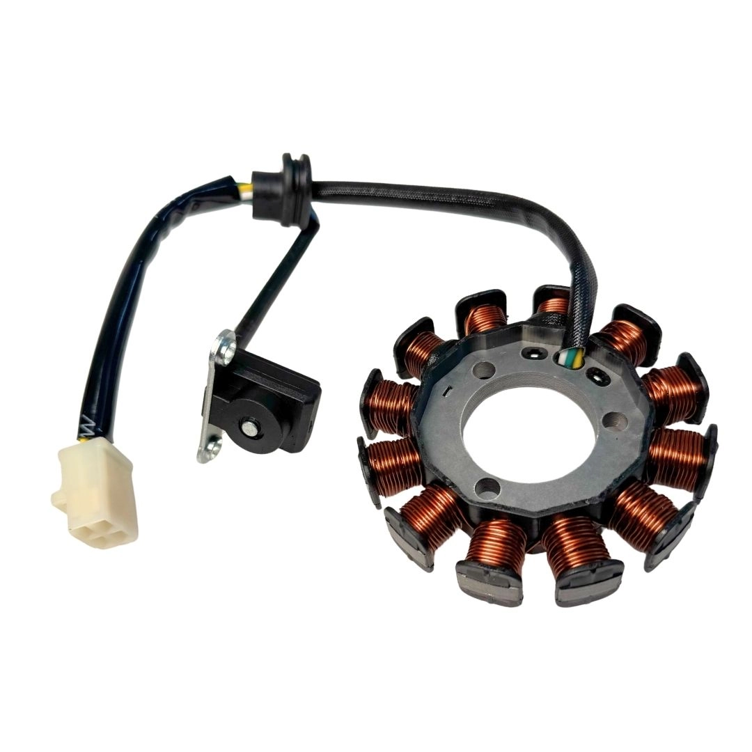 Estator Completo Com Bobina de Pulso Para Honda Cg Fan 125 Es Ks CG Cargo 125 Magnetron 90278670 Estator Completo Com Bobina de Pulso Para Honda Cg Fan 125 Es Ks CG Cargo 125 Magnetron 90278670