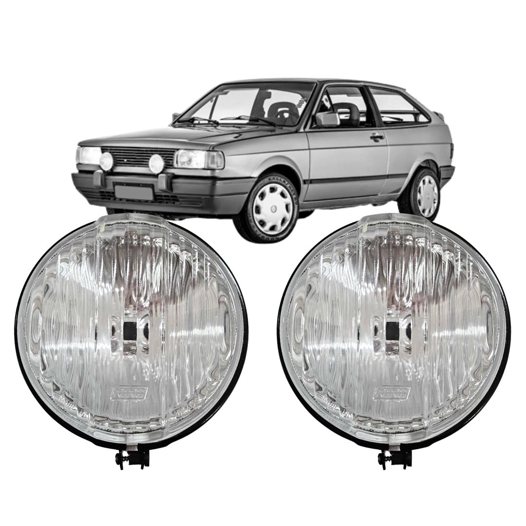 Par Farol Auxiliar Para Gol Quadrado GT GTS 87 A 96 Vidro