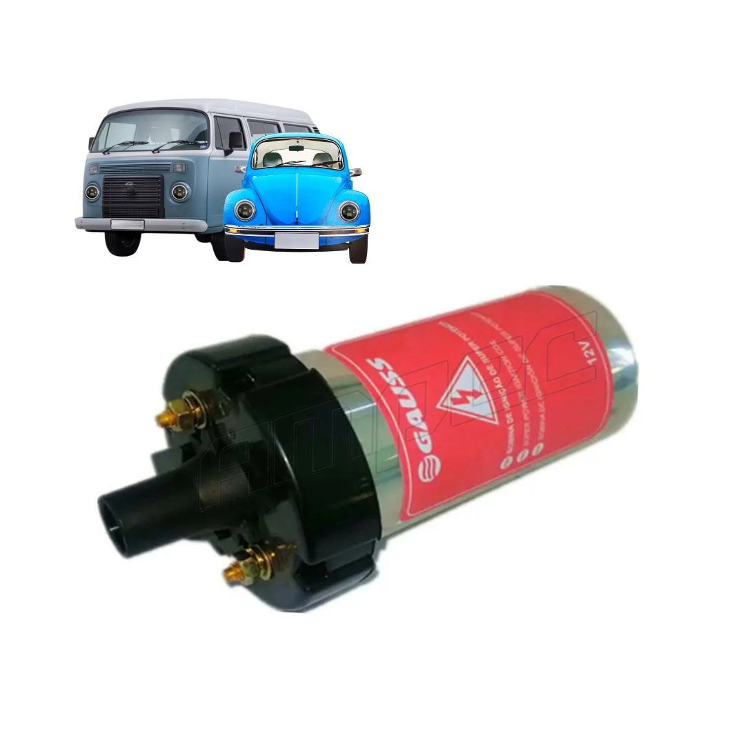 Bobina Ignição 2 Pinos Gol Saveiro AP Fusca Kombi  Pampa 
