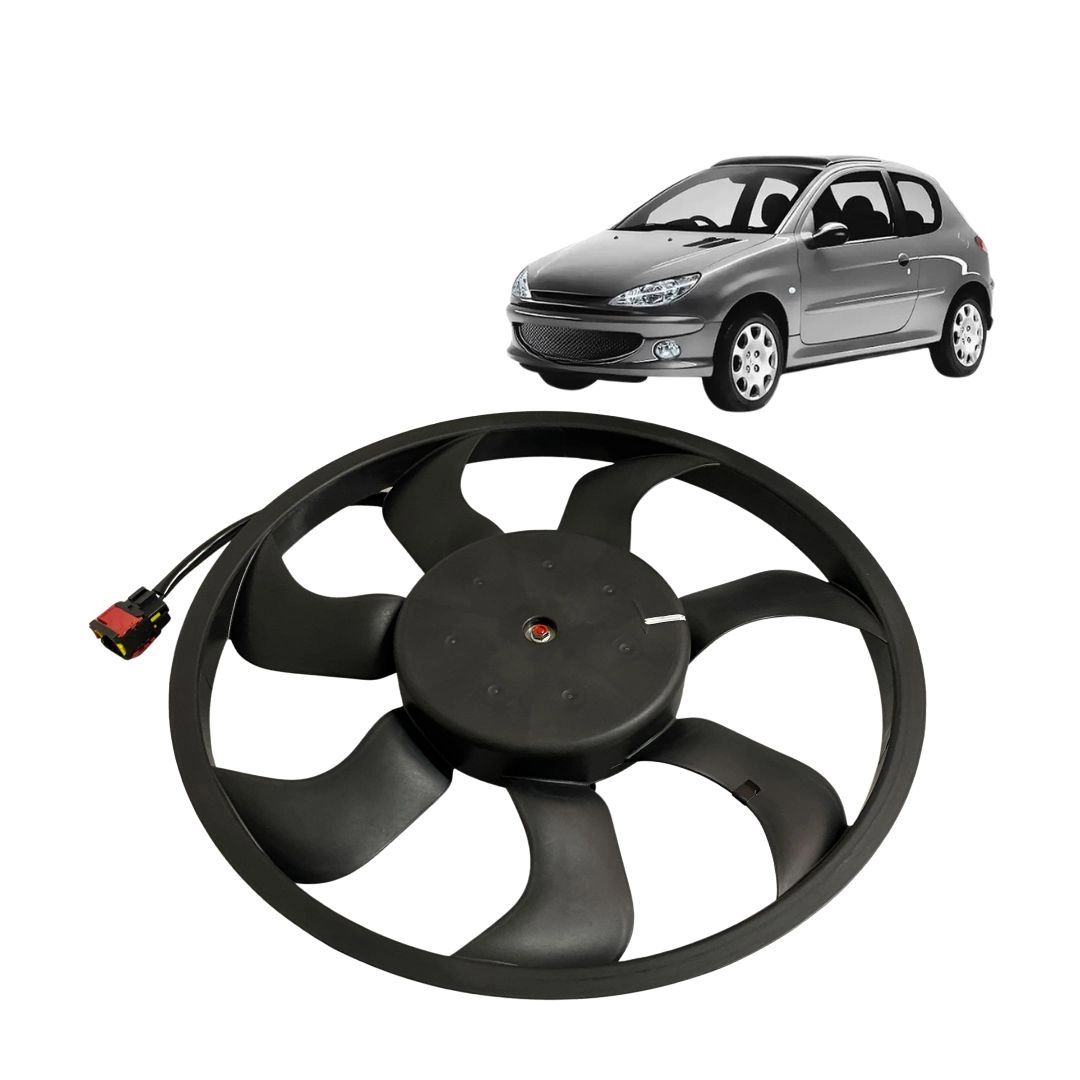 Ventoinha Radiador Para Peugeot 206 1.0 1.4 1.6 207 1.4 1.6