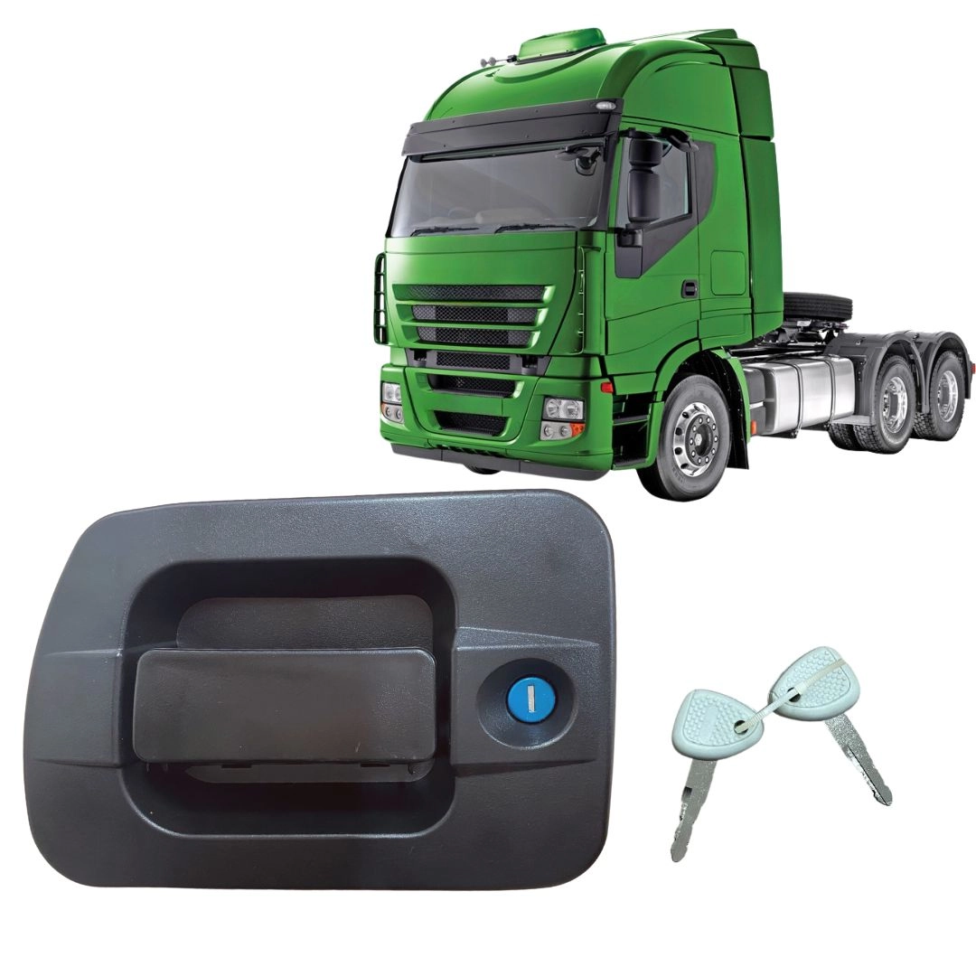 Maçaneta Externa da Porta Dianteira Para Iveco Cursor Stralis Tector Trakker Lado Esquerdo 504215619