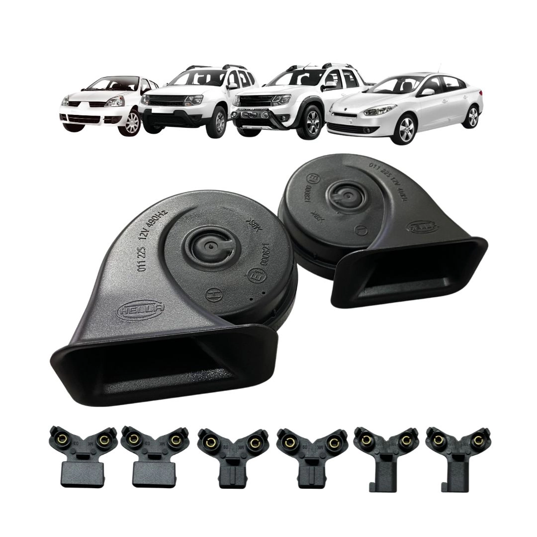 Par Buzina Caracol Para Clio Duster Oroch Fluence Hella Par Buzina Caracol Para Clio Duster Oroch Fluence Hella
