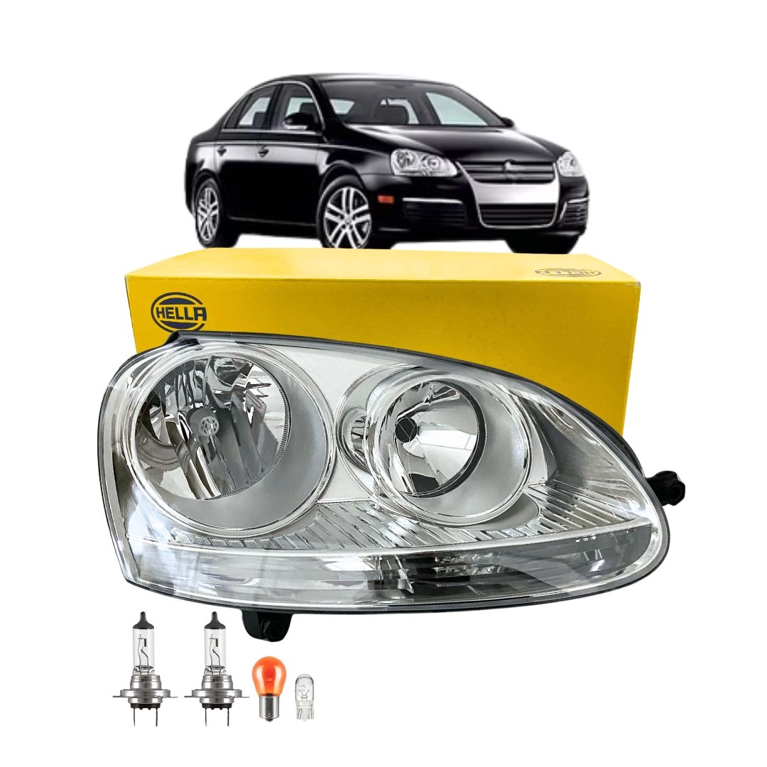 Farol Para Golf Variant TSI 2005 a 2009 Lado Esquerdo Hella