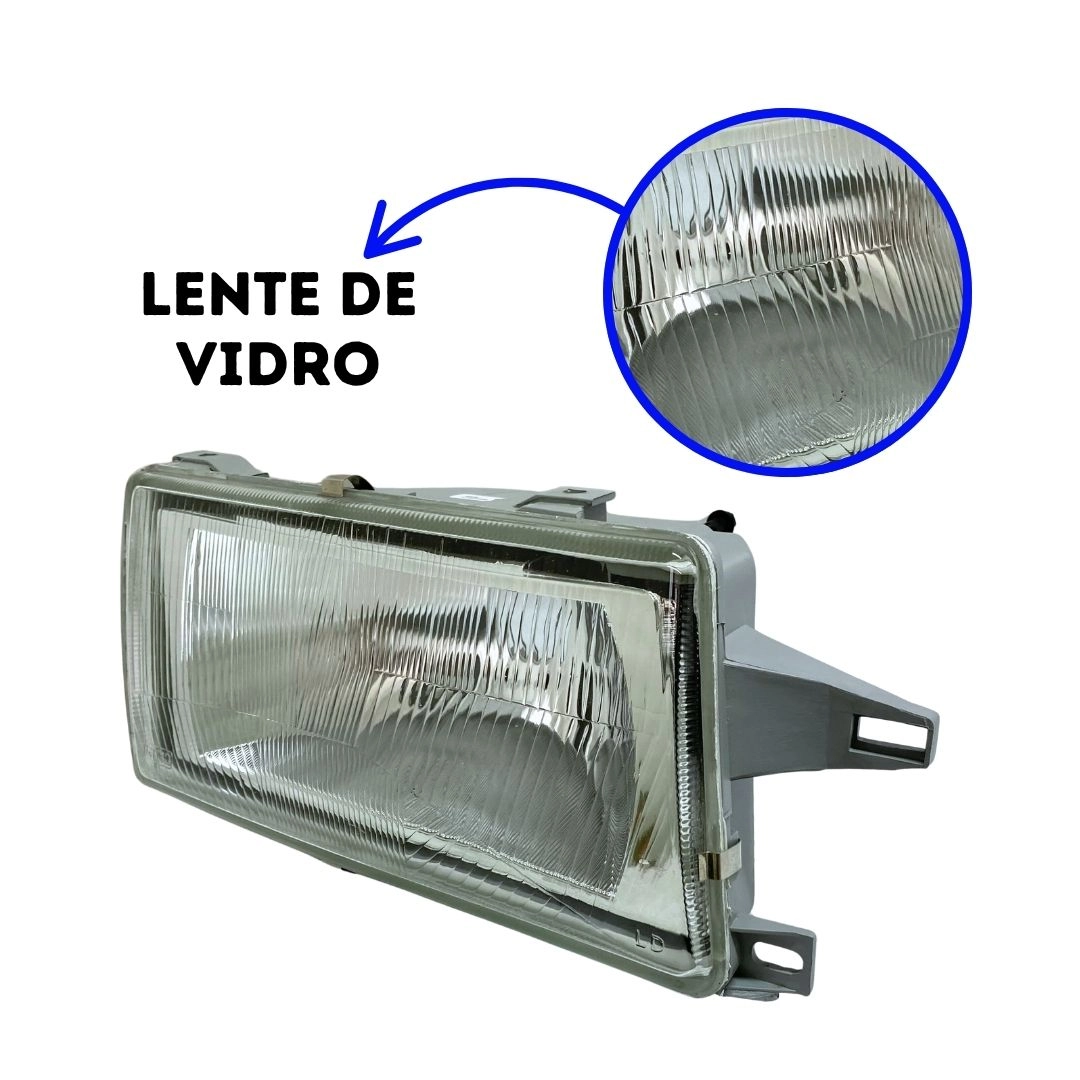 Farol Principal Para Fiat Uno Fiorino 91 a 04 Vidro Direito Farol Principal Para Fiat Uno Fiorino 91 a 04 Vidro Direito