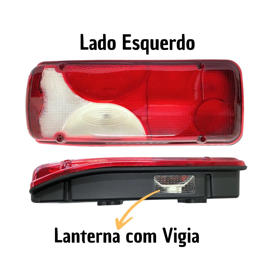 Par Lanterna Traseira Botinha Para Scania S4 S5 Após 2007