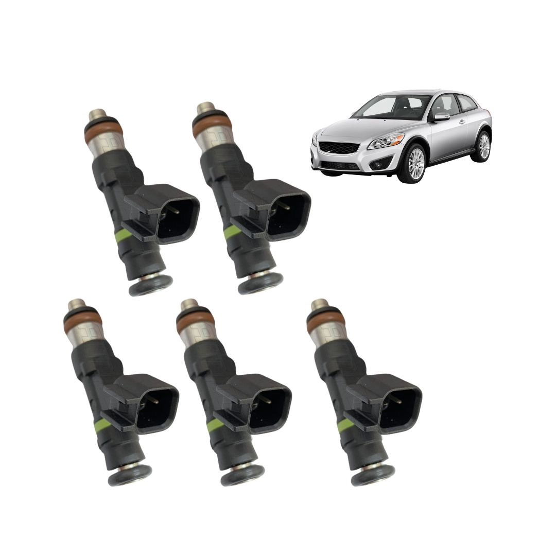Kit 5 Bico Injetor Para Volvo C30 C70 S40 S80 V40 V50