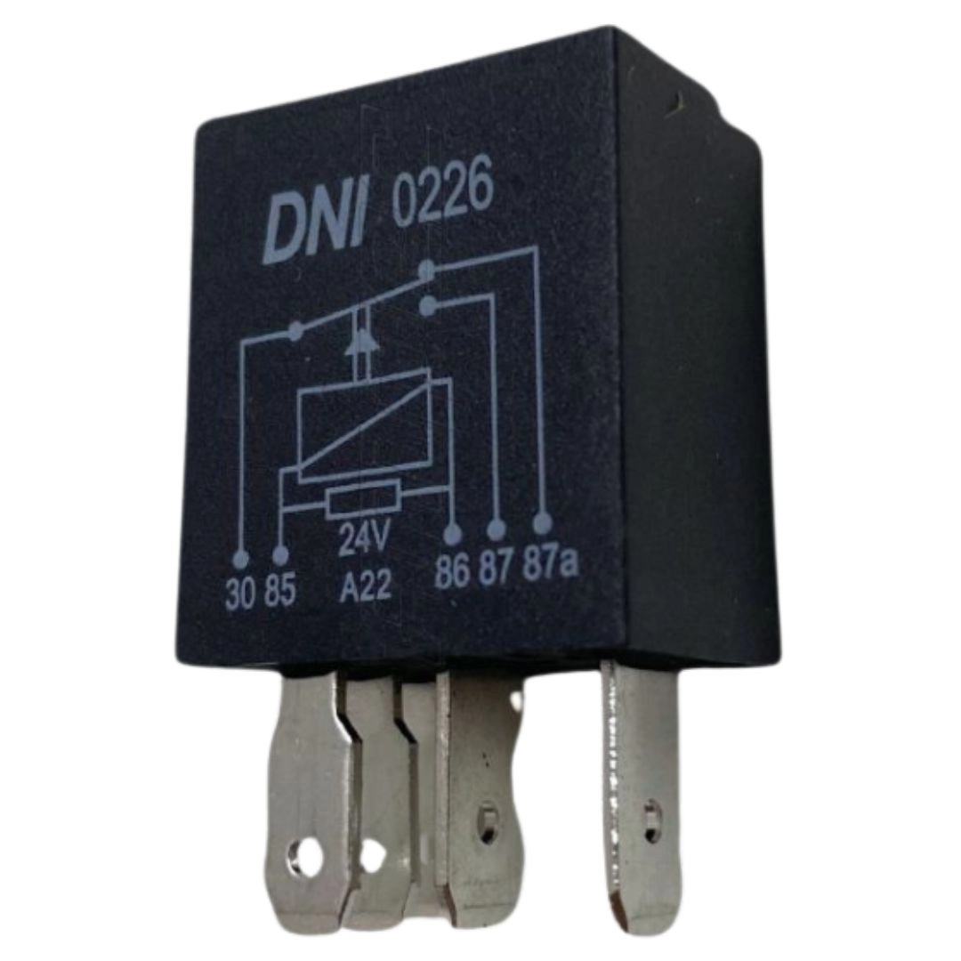 Mini Rele Auxiliar Reversor ParaScania Ford Iveco 24v Mini Rele Auxiliar Reversor ParaScania Ford Iveco 24v