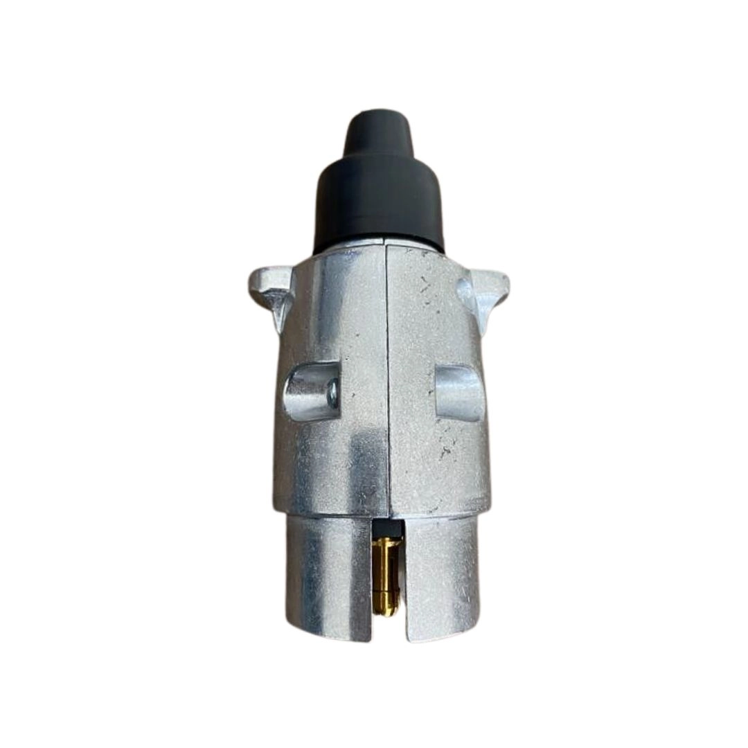 Kit Tomada Plug Macho e Femea 6 Polos Aluminio Tomada Conector Macho Femea Aluminio 6 Polos 
