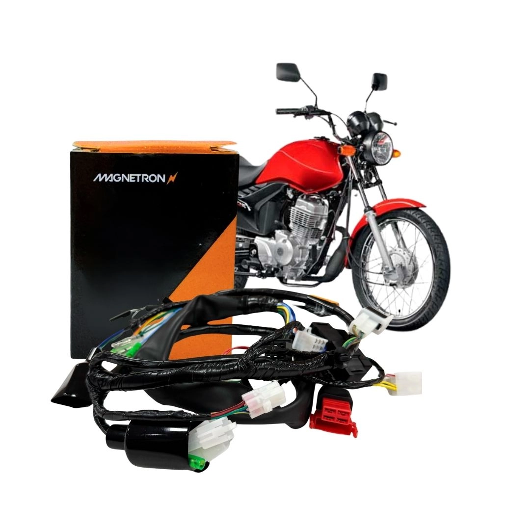 Chicote Fiação Para Honda CG 125 Fan Es 2009 a 2011 Partida Eletrica 90285550 Magnetron Chicote Fiação Para Honda CG 125 Fan Es 2009 a 2011 Partida Eletrica 90285550 Magnetron