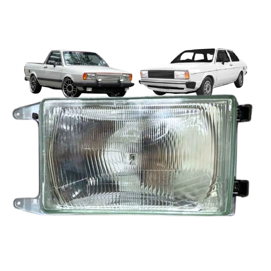 Farol Para Saveiro Voyage 1985 a 1986 Lente Vidro LD