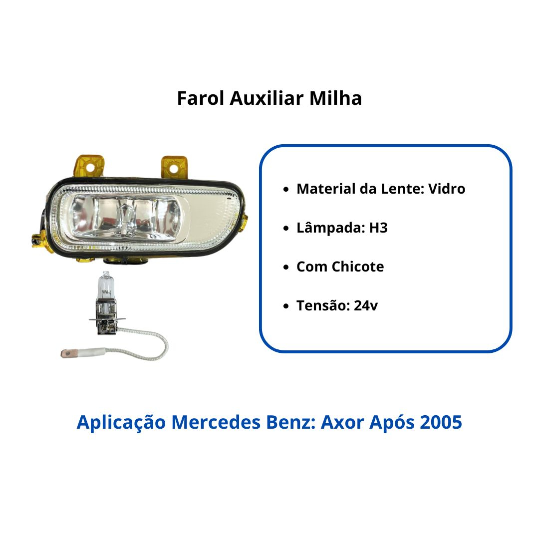 Par Farol Auxiliar Milha Para Mercedes Benz Axor 2006 a 2022 Autolux 9408200156 9408200056 Par Farol Auxiliar Milha Para Mercedes Benz Axor 2006 a 2022 Autolux 9408200156 9408200056