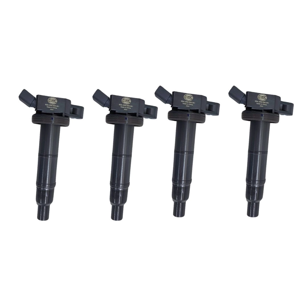 Kit 4 Bobina Ignição Para Toyota Rav4 2.0 2000 a 2005 Hella