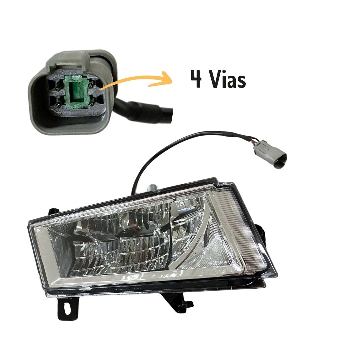 Farol Auxiliar Para Scania NTG S6 Serie 6 LED Lado Direito Farol Auxiliar Para Scania NTG S6 Serie 6 LED Lado Direito