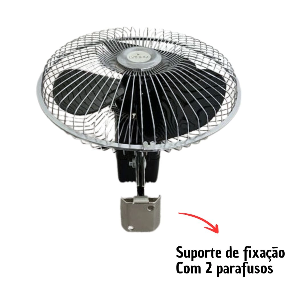 Ventilador Carro Caminhão Van Ônibus Metal 8 polegadas 12V Ventilador Carro Caminhão Van Ônibus Metal 8 polegadas 12V