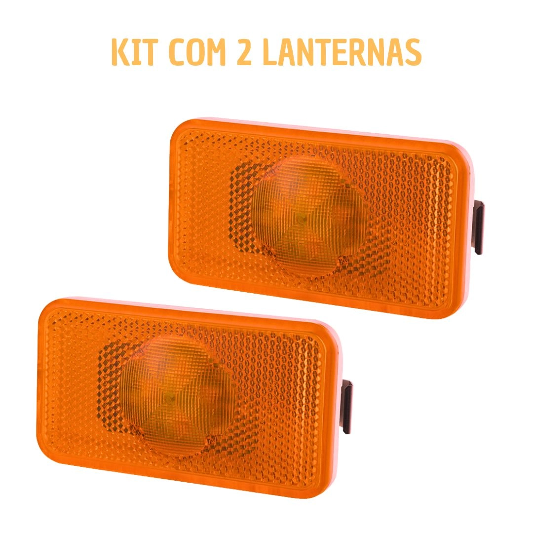 Par Lanterna Lateral Delimitadora Led Para Volvo FH 13 Par Lanterna Lateral Delimitadora Led Para Volvo FH 13