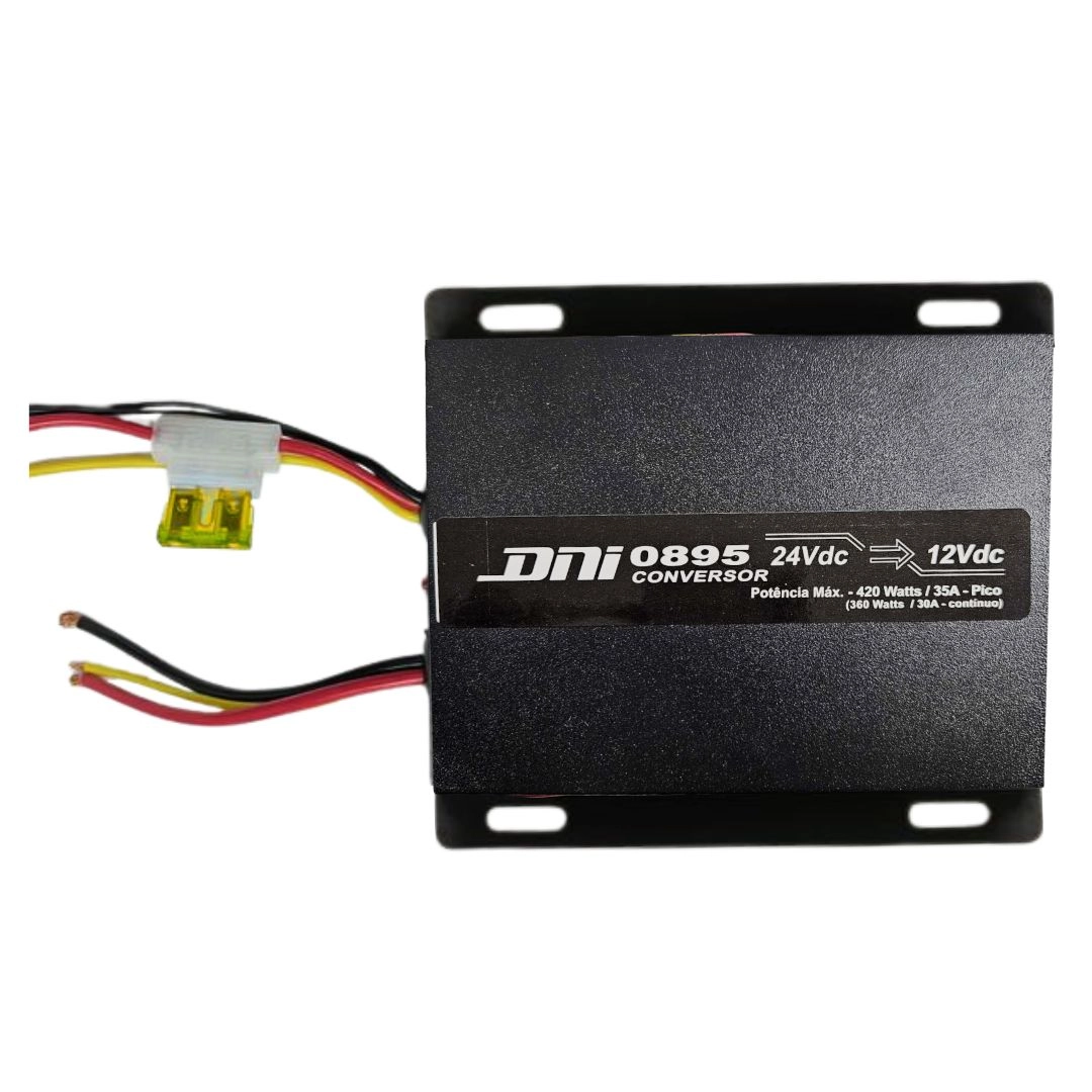 Conversor Inversor Tensão 24V para 12V 420W Pico Com Cooler