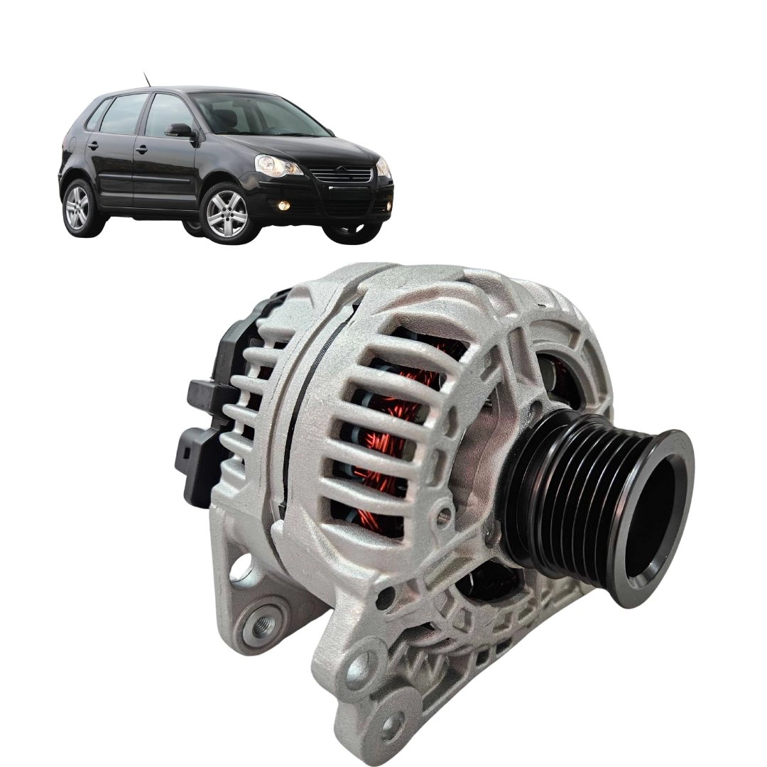 Alternador 90a Para VW Polo 1.0 1.6 1.8 Flex 2002 a 2019 ZEN Alternador 90a Para VW Polo 1.0 1.6 1.8 Flex 2002 a 2019 ZEN