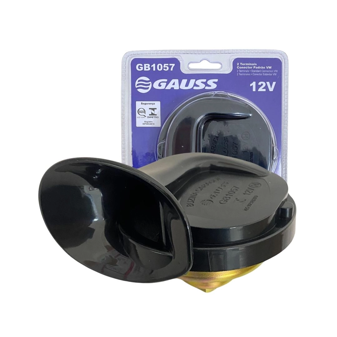 Buzina Caracol 12v Individual Para Volkswagen Gol Parati 1.0 1.6 1.8 2.0 Saveiro 1.6 1.8 2.0 GB1057