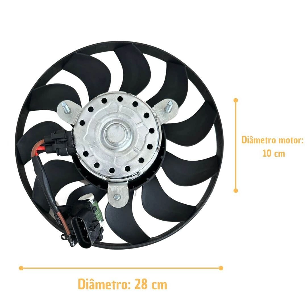 Ventoinha Radiador Chevrolet Celta 1.0 1.4 8V 2001 até 2007