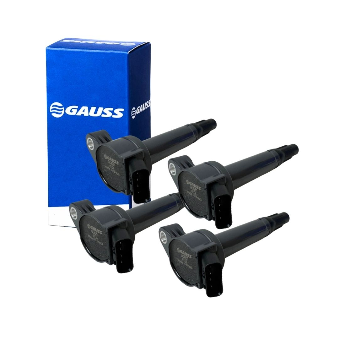 Kit 4 Bobinas de Ignição Tipo Caneta 12V 4 Pinos Para Toyota Rav4 2.5 Camry V6 3.5 e Lexus ES350 RX350 Gauss