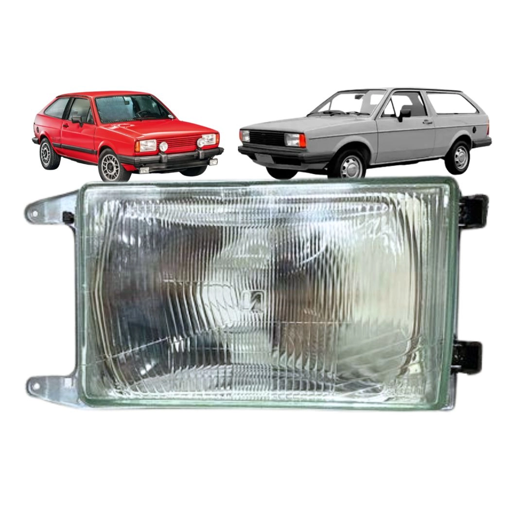 Farol Para Gol Parati 1985 a 1986 Lente Vidro Lado Direito