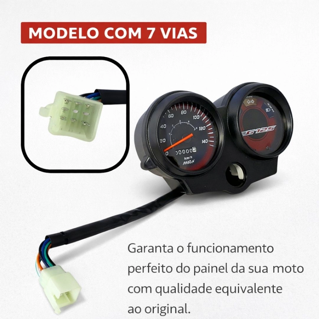 Painel Velocidade Para Honda CG Fan 125 ES KS 2009 a 2013 90290110 Magnetron Painel Velocidade Para Honda CG Fan 125 ES KS 2009 a 2013 90290110 Magnetron