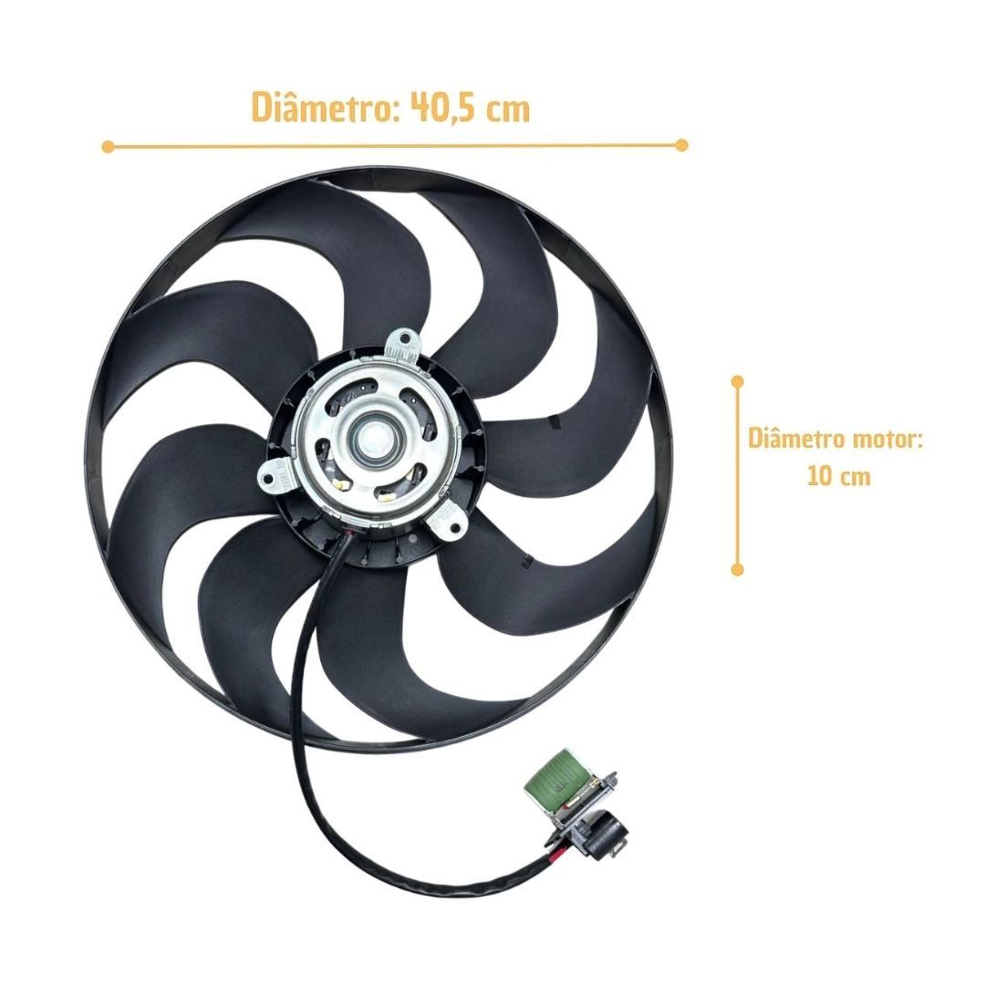 Ventoinha Radiador GM Onix Prisma Cobalt Spin Tracker C/AR Ventoinha Radiador GM Onix Prisma Cobalt Spin Tracker C/AR