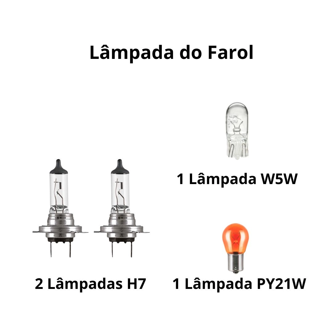 Farol Para Golf MK5 TSI GTI 2003 a 2008 Lado Direito Hella Farol Para Golf MK5 TSI GTI 2003 a 2008 Lado Direito Hella