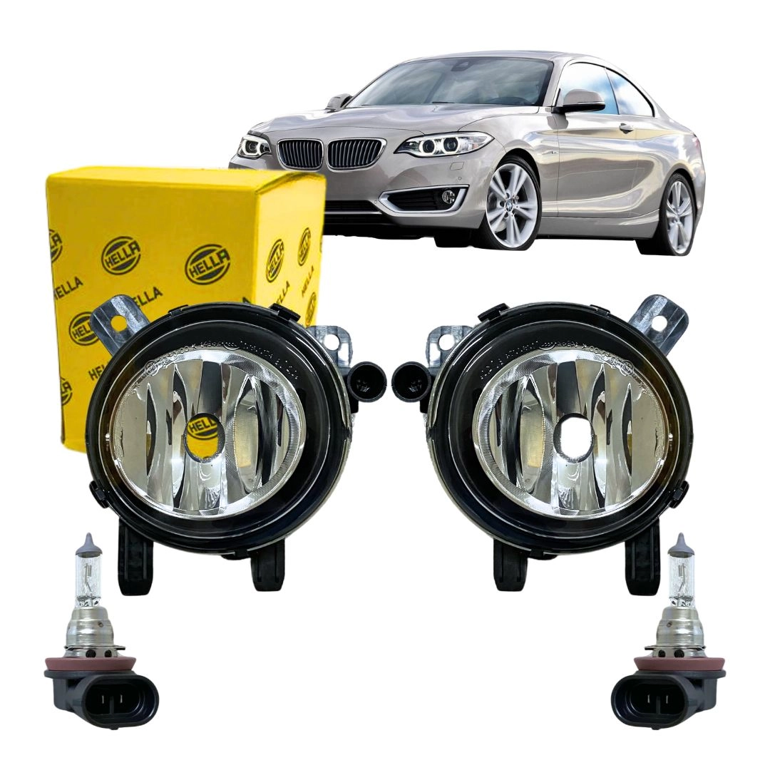 Par Farol Milha Para BMW M235i xDrive 2014 a 2016 Hella