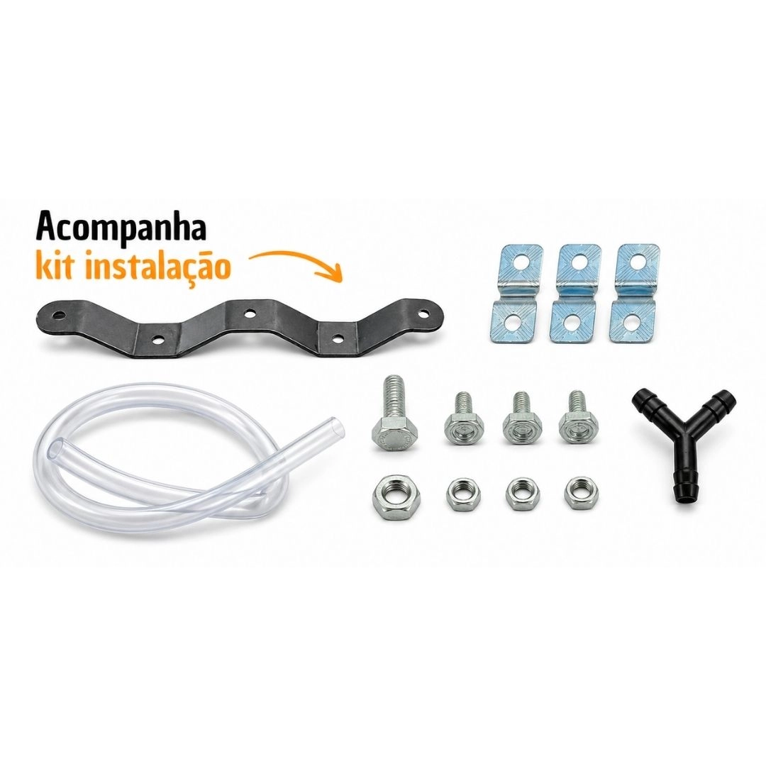 Buzina Pneumática Com 3 Cornetas Ar Comprimido Verdureiro VLZ00054 