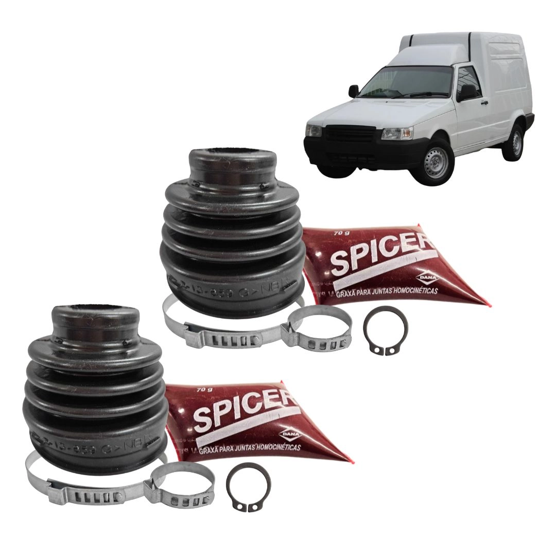Par Reparo Coifa Homocinetica Para Fiorino 03 a 13 Cambio