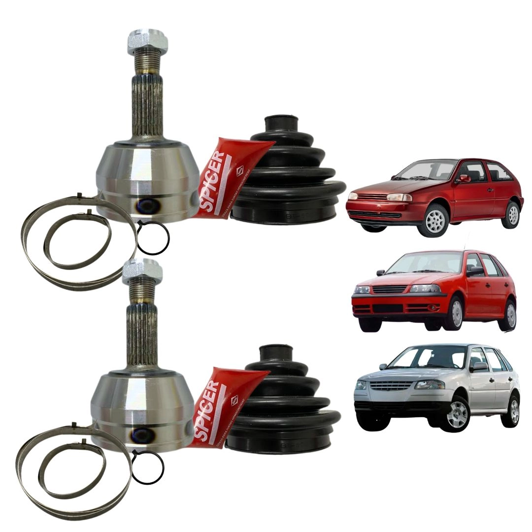 Par Junta Ponteira Homocinetica Para Gol 1.0 G2 G3 G4 22x28